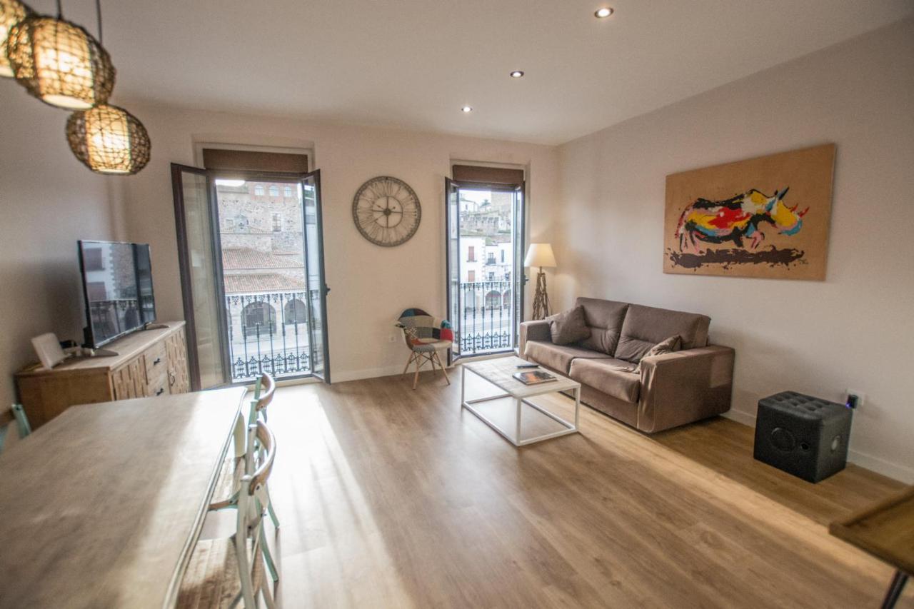 Apartamento Plaza Mayor Caces Eksteriør billede